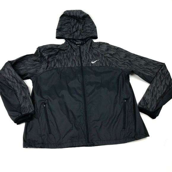 Nike Running Jacket Shield Flash Vented Hooded Nike Running Jacket Shield Flash Vented Hooded